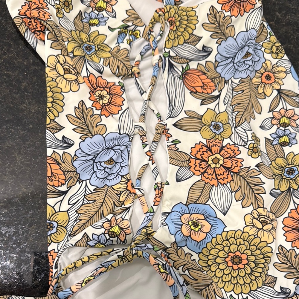 Floral One Piece - Picture 2 of 4